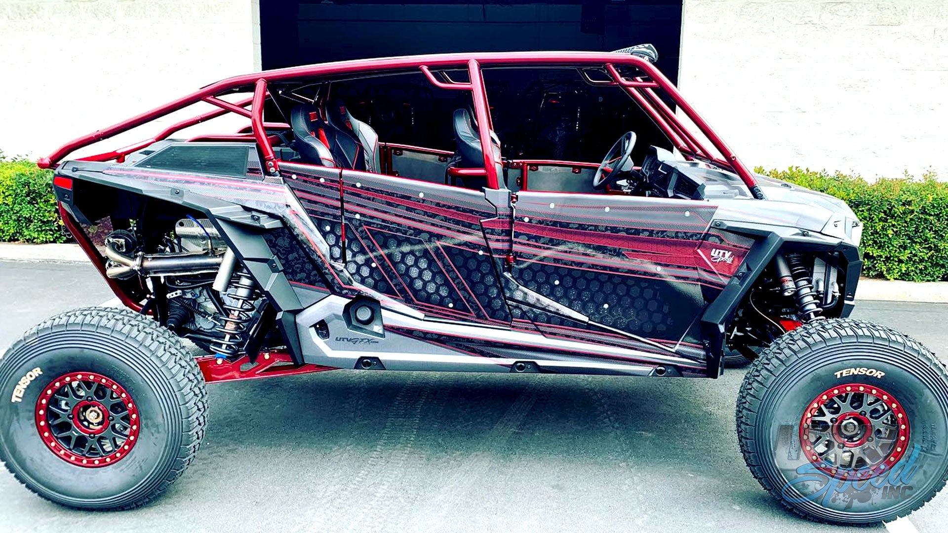 2014-2023 Polaris RZR 4DR Rear Bumper Cage by UTV Speed Inc. UTVPRZR14CG4RB UTV Roll Cage