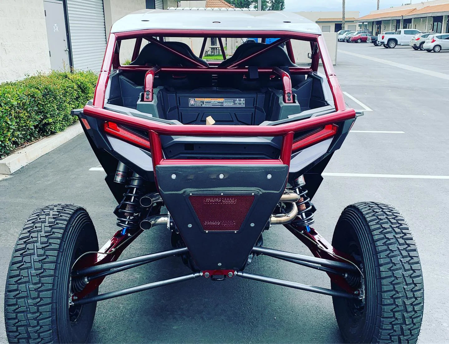 Cage Options: Rear Bumper Aluminum For Rear Bumper Cage ONLY