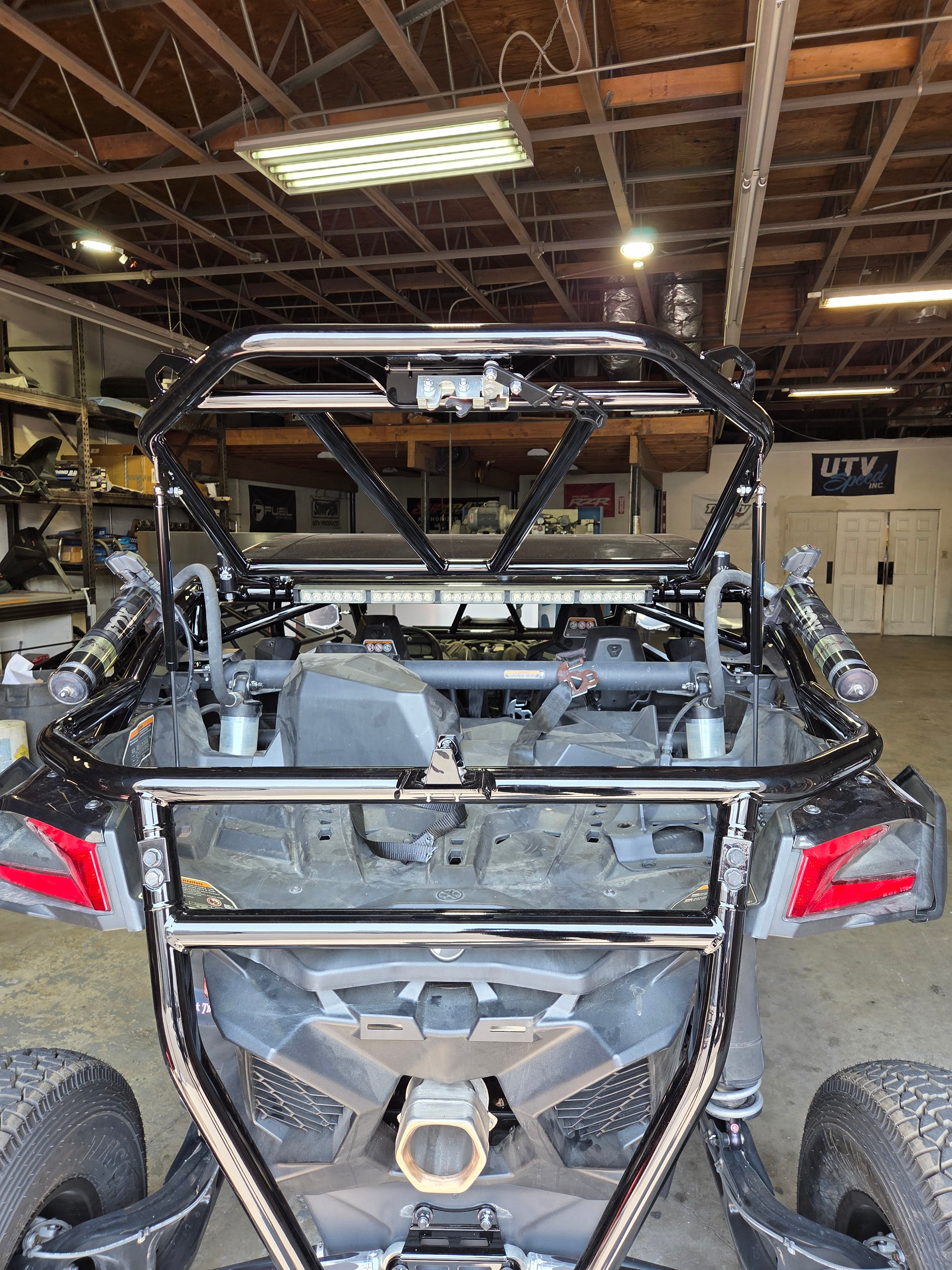 Tire Carrier with shocks for the Can-am X3 w/ bumper by UTV Speed