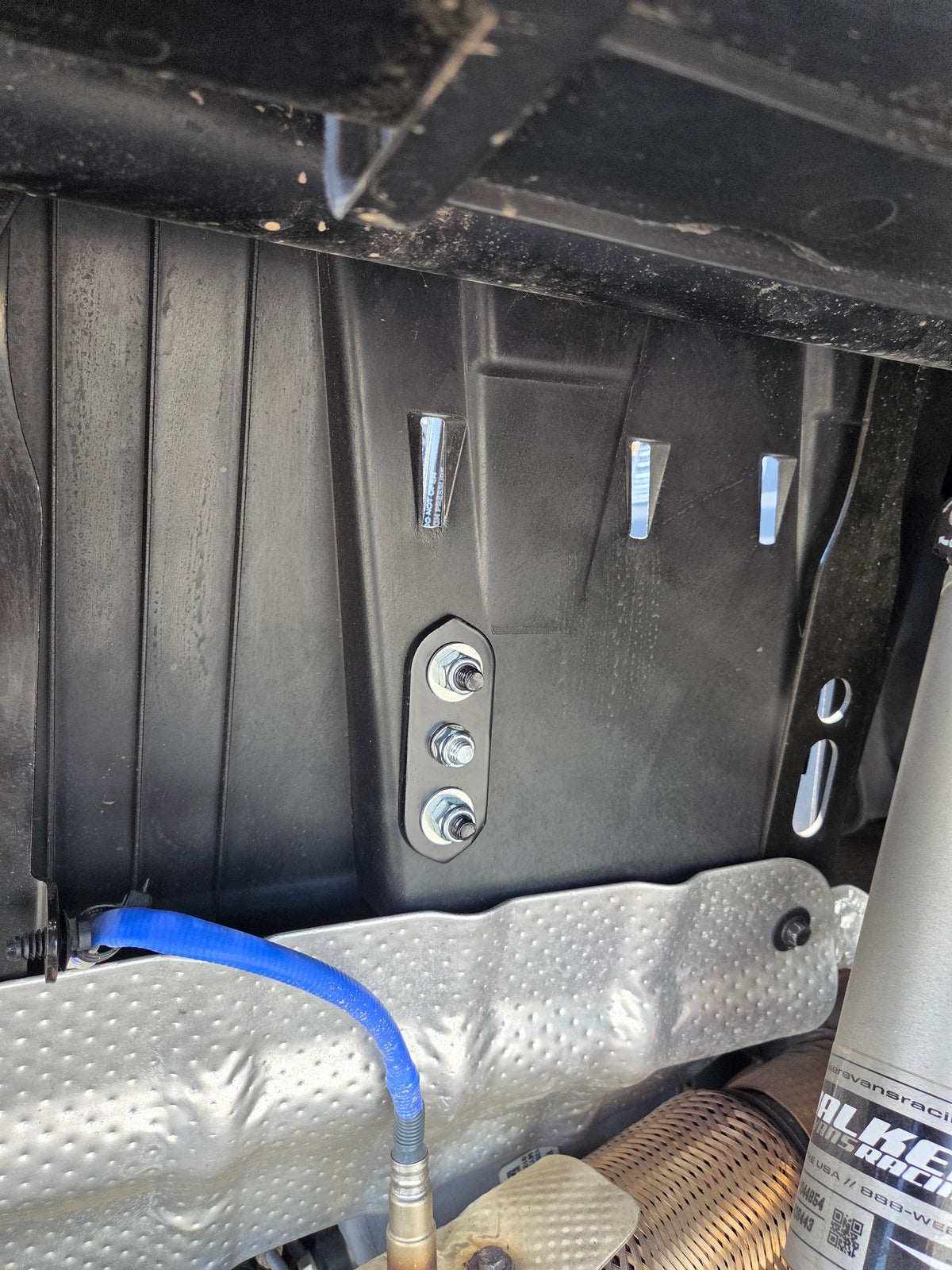 Opening Spare Tire Mount with shocks for the Polaris RZR 1000 by UTV Speed