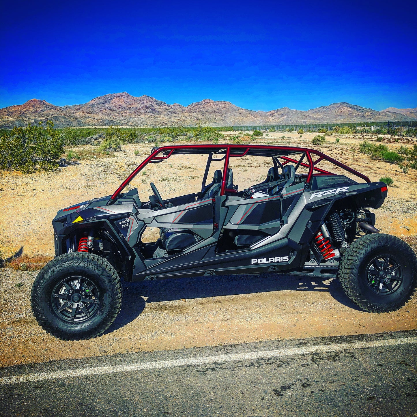 2014-2023 Polaris RZR 4DR Fastback Cage by UTV Speed Inc. UTVPRZR14CG4FB UTV Roll Cage