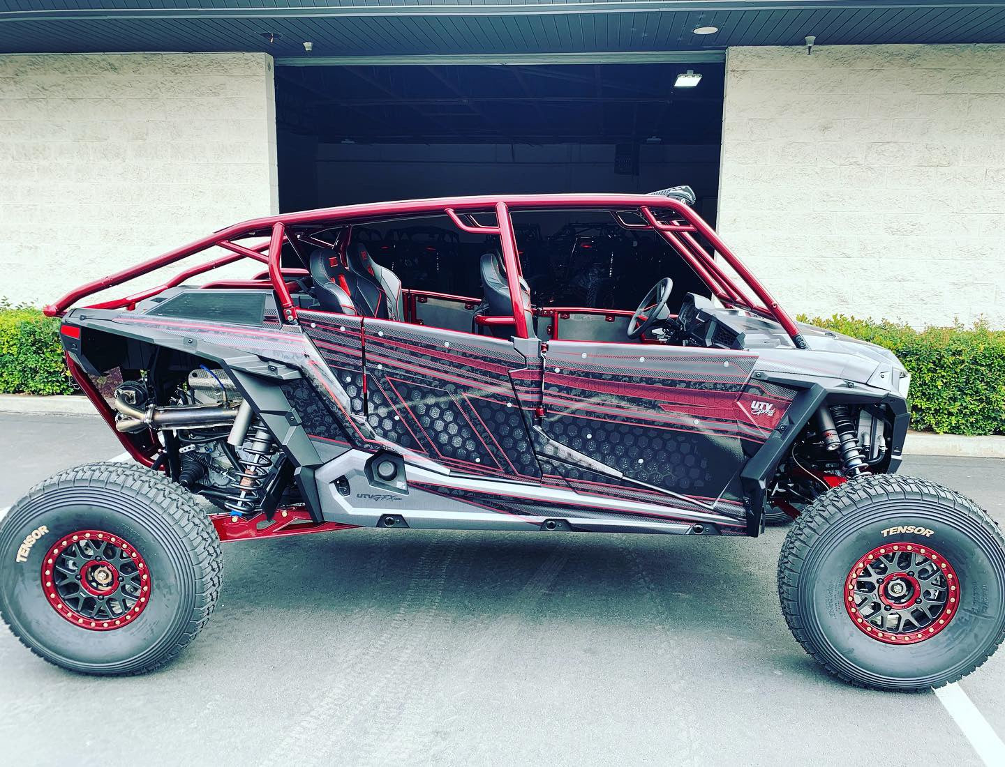 2014-2023 Polaris RZR 4DR Rear Bumper Cage by UTV Speed Inc. UTVPRZR14CG4RB UTV Roll Cage