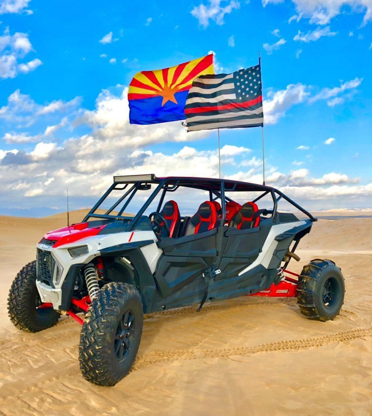 2014-2023 Polaris RZR 4DR Rear Bumper Cage by UTV Speed Inc. UTVPRZR14CG4RB UTV Roll Cage