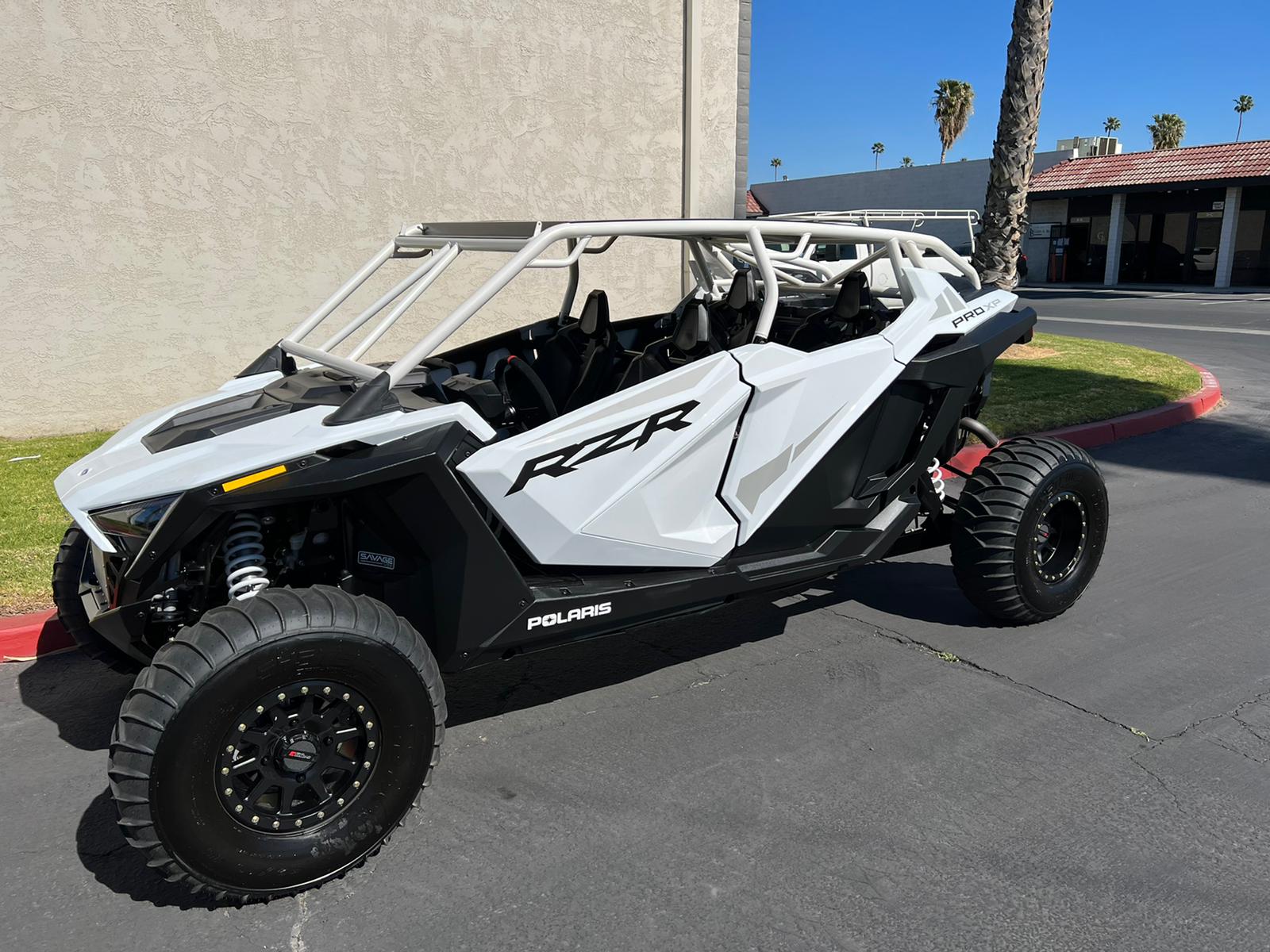 Rétroviseur Central Pour Polaris RZR PRO XP / Turbo R 2020-2025 - Convexe, Réglable 360°, ABS Anti-choc - Installation Facile Sans Perçage