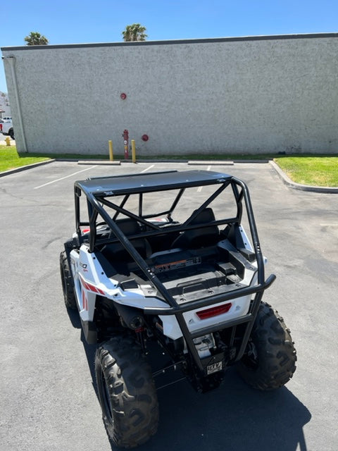 Polaris RZR 200 Fastback Cage with attached rear bumper by UTV Speed Inc. UTVPRZR22CG200FB UTV Roll Cage