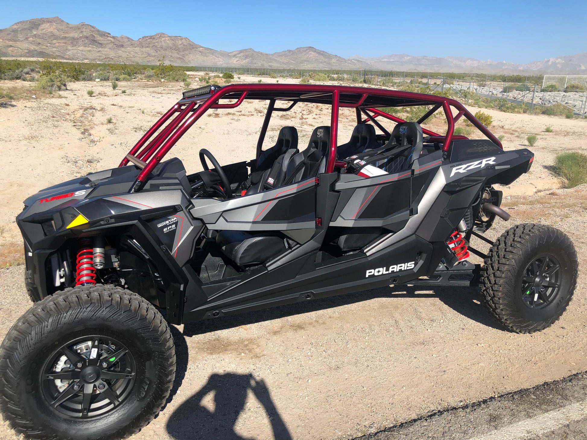 2014-2023 Polaris RZR 4DR Fastback Cage by UTV Speed Inc. UTVPRZR14CG4FB UTV Roll Cage