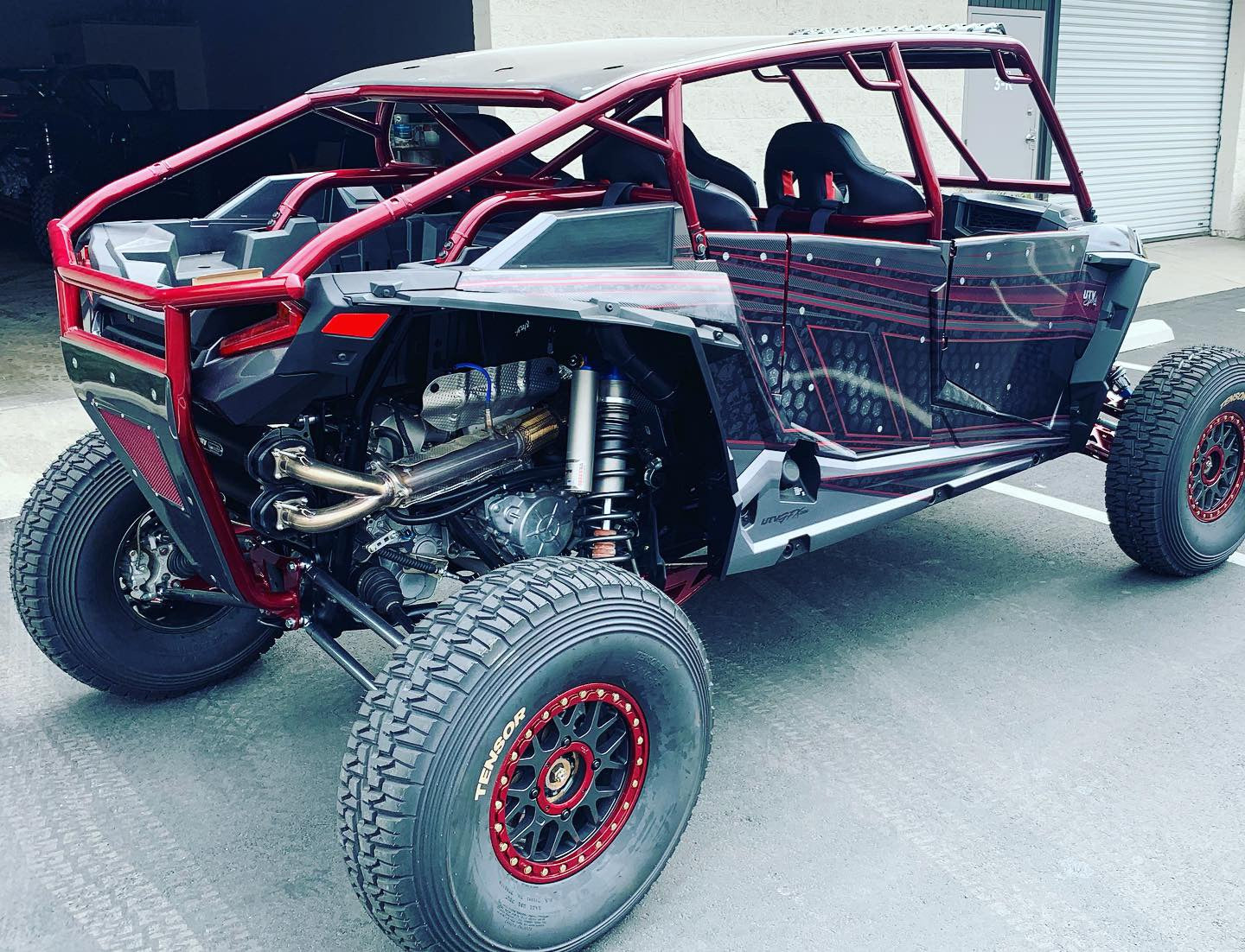 2014-2023 Polaris RZR 4DR Rear Bumper Cage by UTV Speed Inc. UTVPRZR14CG4RB UTV Roll Cage