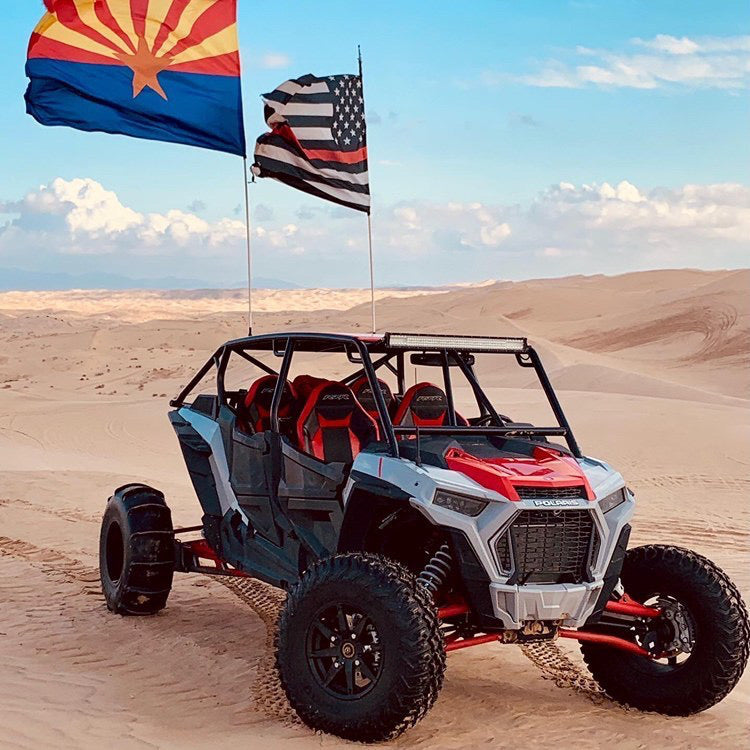 2014-2023 Polaris RZR 4DR Rear Bumper Cage by UTV Speed Inc. UTVPRZR14CG4RB UTV Roll Cage