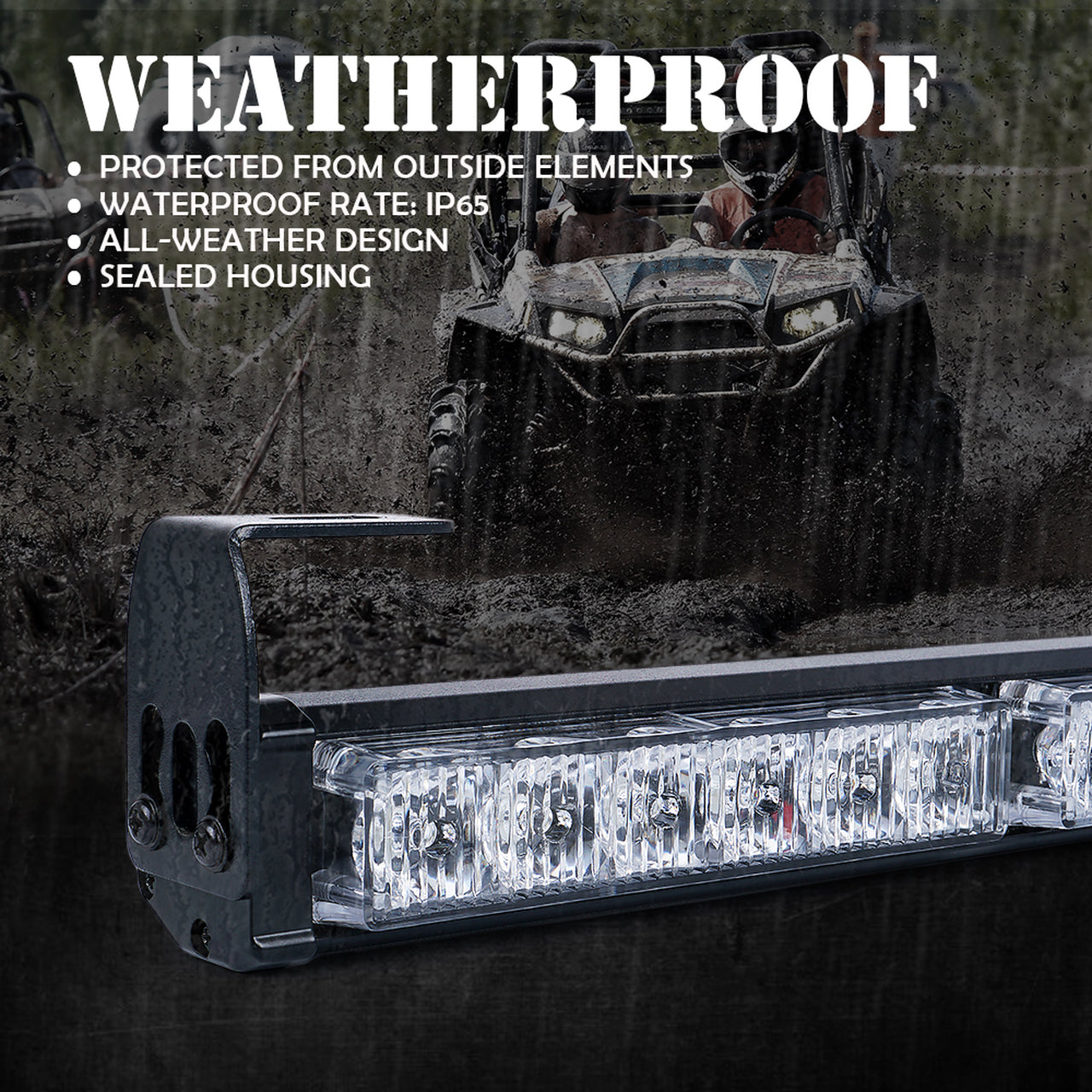 UTV 30" - RYBYR - RZ Series G10 LED Rear Chase LED Strobe Light bar