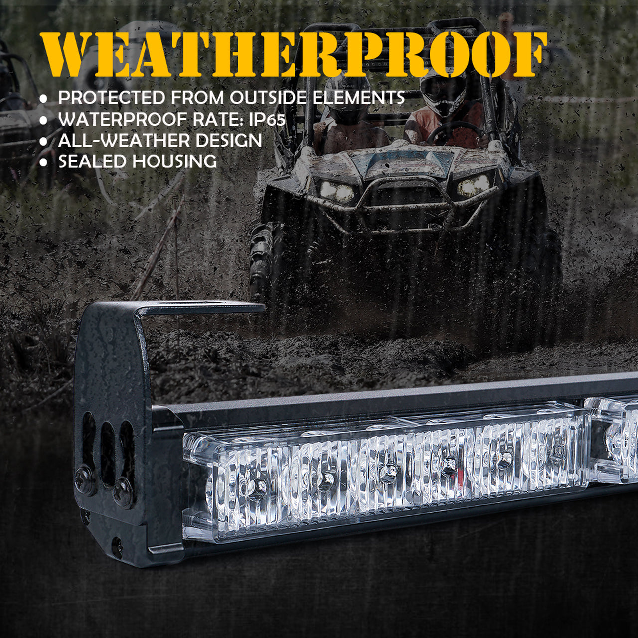 UTV 36" - RYGYGR - RZ Series G2 LED Rear Chase LED Strobe Light bar