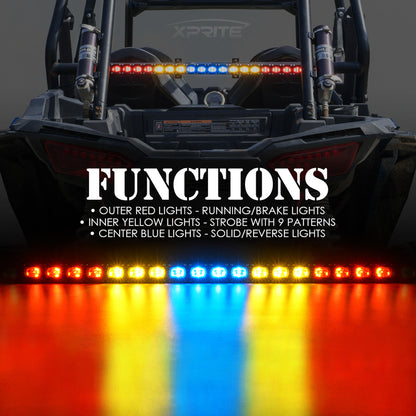 UTV 30" - RYBYR - RX Series G3 LED Rear Chase COB Strobe Light Bar