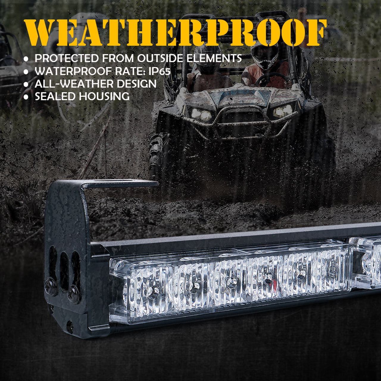 UTV 30" - RYWGR - RZ Series G4 LED Rear Chase LED Strobe Light bar