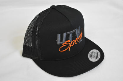 Gray and Orange UTV Speed Hat