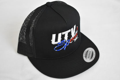 USA Flag / white UTV Speed Hat