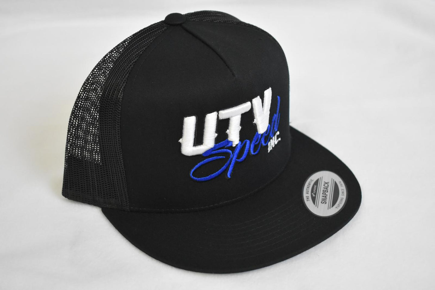 White and Blue UTV Speed Hat