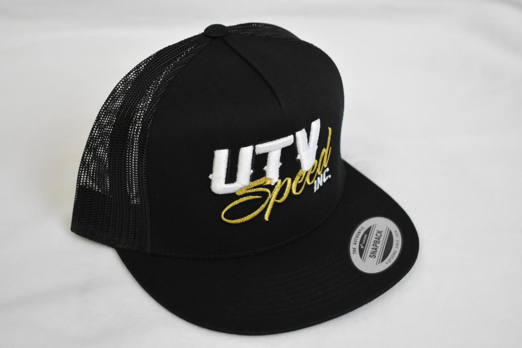 White and Gold UTV Speed Hat