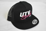 White and Pink UTV Speed Inc. Hat
