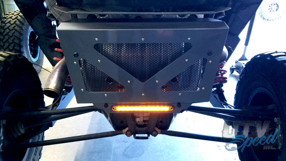 Rear Exhaust Cover with a Chase Light for the Polaris RZR 1000 by UTV Speed, Inc.