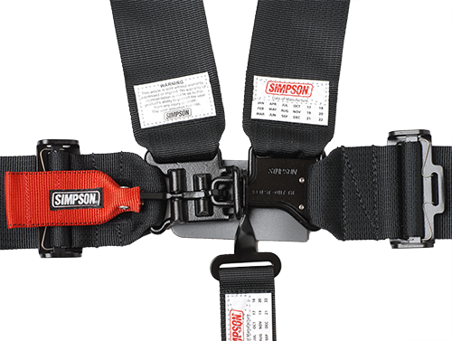 Simpson Racing UTV Harnesses Black with black hardware